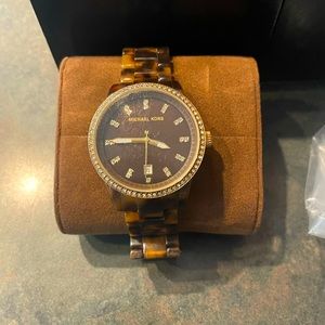 Michael Kors Tortoise Shell Ladies Watch